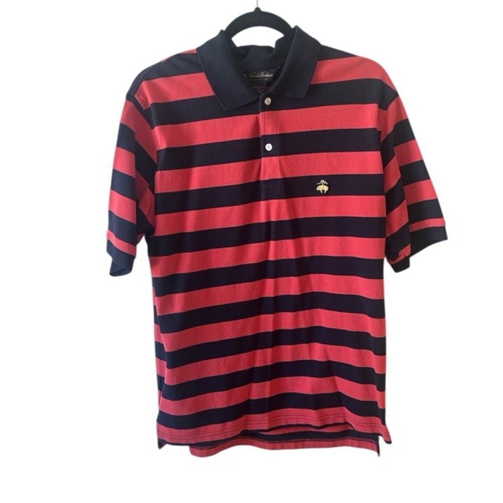 Brooks Brothers Performance Knit Striped Polo Shirt